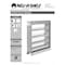 Rev-A-Shelf Maple Veneer, Light Brown, 3 in W, 27.31 in H, 23 in D, 23 in L, Light Brown 438-BCSC-3C - alternate 11